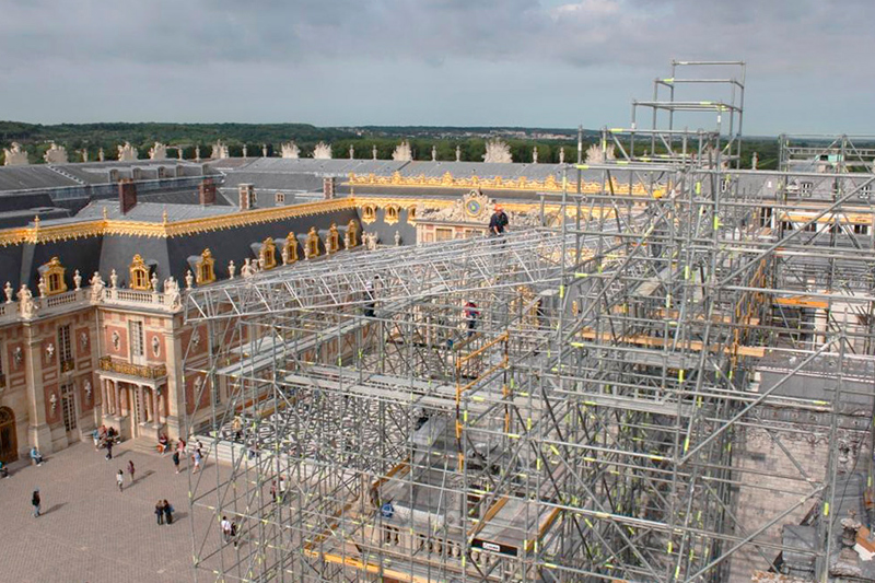 Restoration of the Palace of Versailles, France